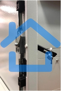 Шкаф уличный всепогодный настен. 18U (600х300), передняя дверь вент. (ШТВ-Н-18.6.3-4ААА)