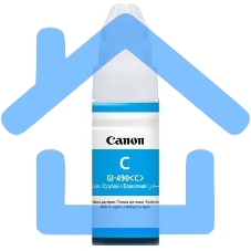 Чернила Canon GI-490C 0664C001 голубой (70 мл) для Canon Pixma G1400/2400/3400