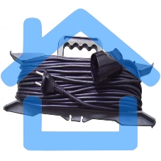 Удлинитель сварочный GLANZEN ER-20-010 силовой 20м на рамке штепсель-гнездо ПВС 2*2.5 20м Удлинитель сварочный GLANZEN ER-20-010 силовой 20м на рамке штепсель-гнездо ПВС 2*2.5 20м