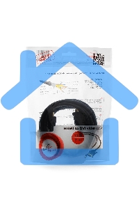 Кабель HDMI-DVI Cablexpert CC-HDMI-DVI-10, 19M/19M, single link, медь, позол.разъемы, экран, 3.0м, черный, пакет