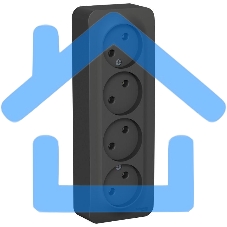 Розетка 4-м ОП BLANCA 16А 250В без шторок без заземл. изол. пласт. антрацит SchE BLNRA000416 Розетка 4-м ОП BLANCA 16А 250В без шторок без заземл. изол. пласт. антрацит SchE BLNRA000416