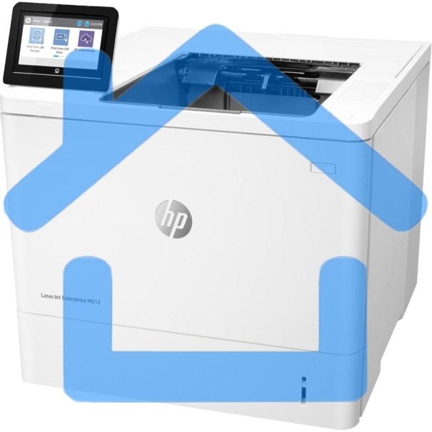 Принтер лазерный HP LaserJet Enterprise M612dn (7PS86A), A4, ч/б, печ. до 71 стр/мин., 1200 x 1200 dpi, USB, RJ-45, Air Print, Mopria