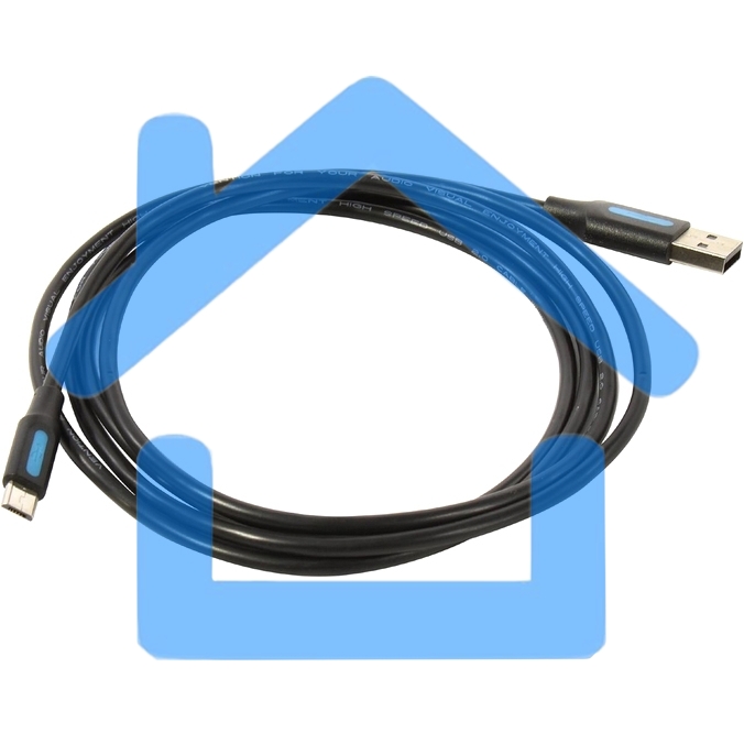 Кабель Vention USB 2.0 AM/micro B 5pin - 1.5м черный