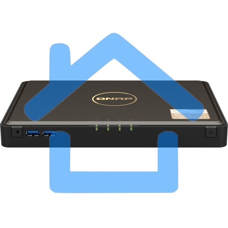 Сетевой RAID накопитель SMB QNAP TbS-464-8G NAS 4-bay M.2 NVMe, Intel Celeron N5105 4-core/4-thread 2.0-2.9 GHz, 8 Gb DDR4, 2 x 2.5 GbE, 2xUSB 3.2 Gen 1 port, 3xUSB 2.0 port, 2xHDMI Output