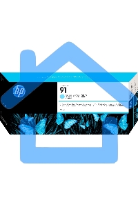 Картридж струйный HP 91 C9470A Pigment (775 мл) светло-голубой для DJ Z6100