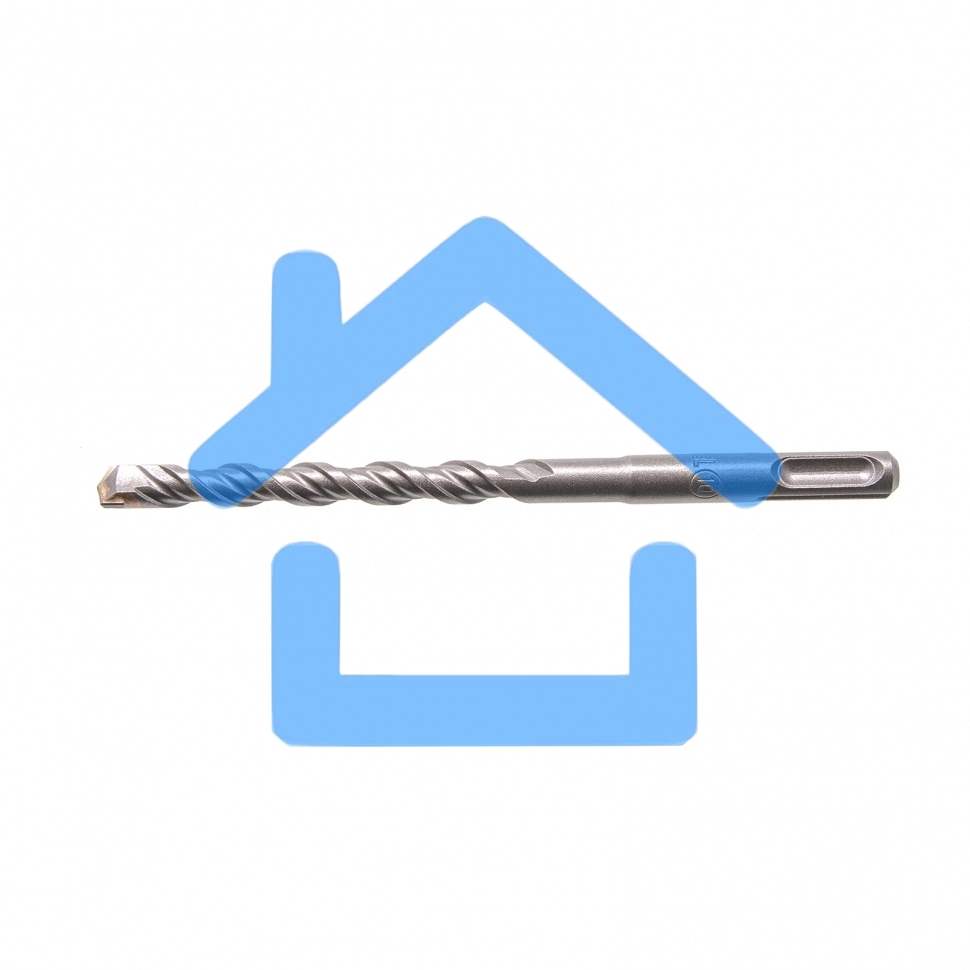 Бур по бетону, двойная спираль, Cobalt W-tip, 10x160 мм, SDS PLUS Denzel