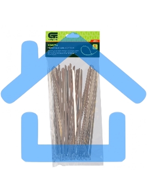 Хомуты, 200 х 4,6 мм, нержавеющая сталь, 50 шт. Сибртех