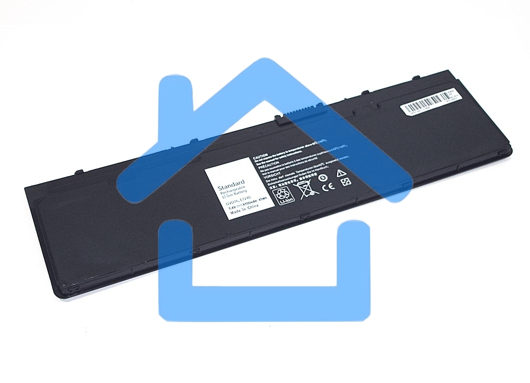 Аккумуляторная батарея для ноутбука Dell E7240-2S2P 7.4V 45Wh черный OEM