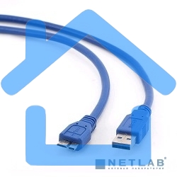 Кабель Gembird PRO CCP-mUSB3-AMBM-10, USB 3.0 кабель для соед. 3м А-microB (9 pin) позол.конт., пакет