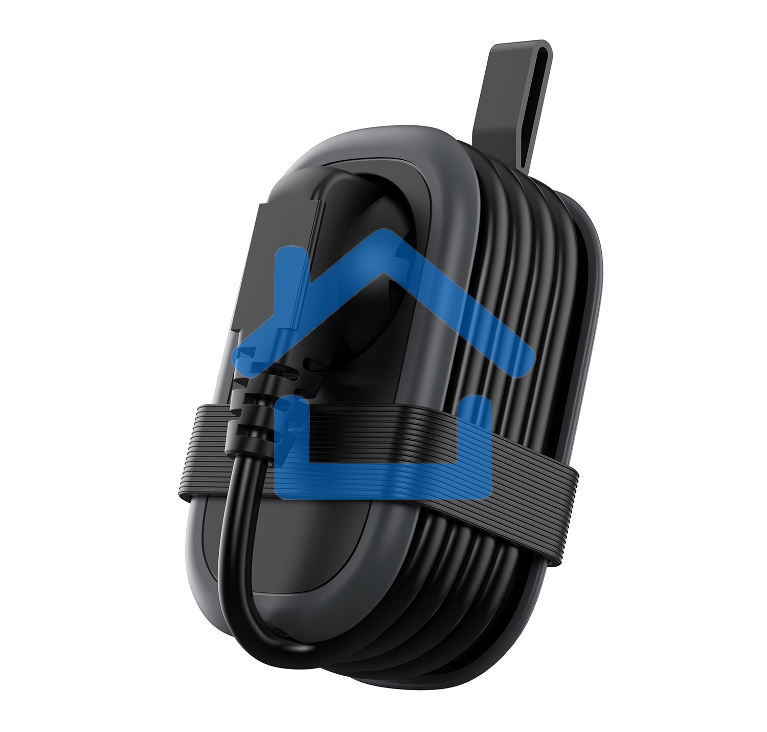 Удлинитель Cablexpert Exnovo mini, EXN-1-CU2-B-1.13, 1р, 16А, 1xType-C PD, 20Вт, 2хUSB QC, 18Вт, 1.13м, ур.защиты 1+, черный, коробка