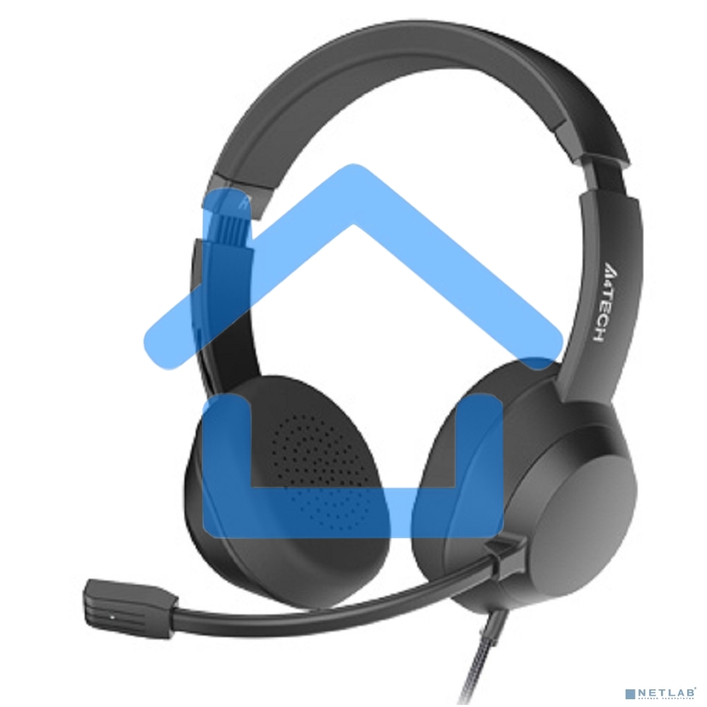 Наушники с микрофоном A4Tech Fstyler FH150U черный 2м накладные USB оголовье (FH150U BLACK)