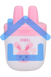 Точилка для карандашей ручная Deli ER01300, 1 отверстие, пластик, ассорти, дисплей