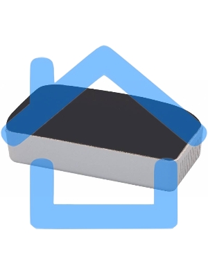 Стиратель для досок Deli E7810 ткань/пластик серый