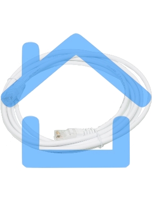 Патч-корд Lanmaster UTP LAN-PC45/U5E-3.0-WH вилка RJ-45-вилка RJ-45 кат.5е 3м белый LSZH (уп.:1шт)