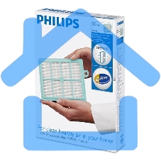 Фильтр для пылесоса Philips FC8038/01 HEPA13, для пылесосов Performer FC915X/FC917X, SilentStar FC93XX, Jewel FC90XX, Marathon FC9205, PowerPro FC876X