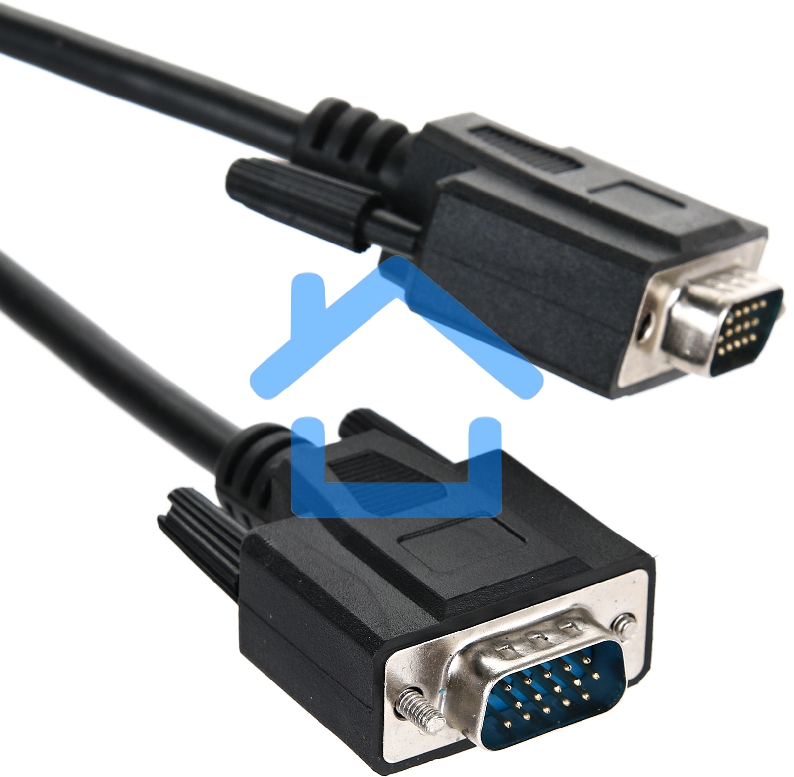 Кабель для монитора VGA (M) -) VGA (M), 1.8m, TV-COM (QCG341AD-1.8M), ферритовые кольца