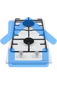 Газовая варочная панель Maunfeld EGHE.32.3EW/G Домино, • Тип: газовая 30см • Тип установки: независимая • Управление: фронтальное, переключатели поворотные • Нагревательный элемент: конфорка, 2шт • Мощность конфорок, Вт: 2600, 1700 • Материал исполнения: 