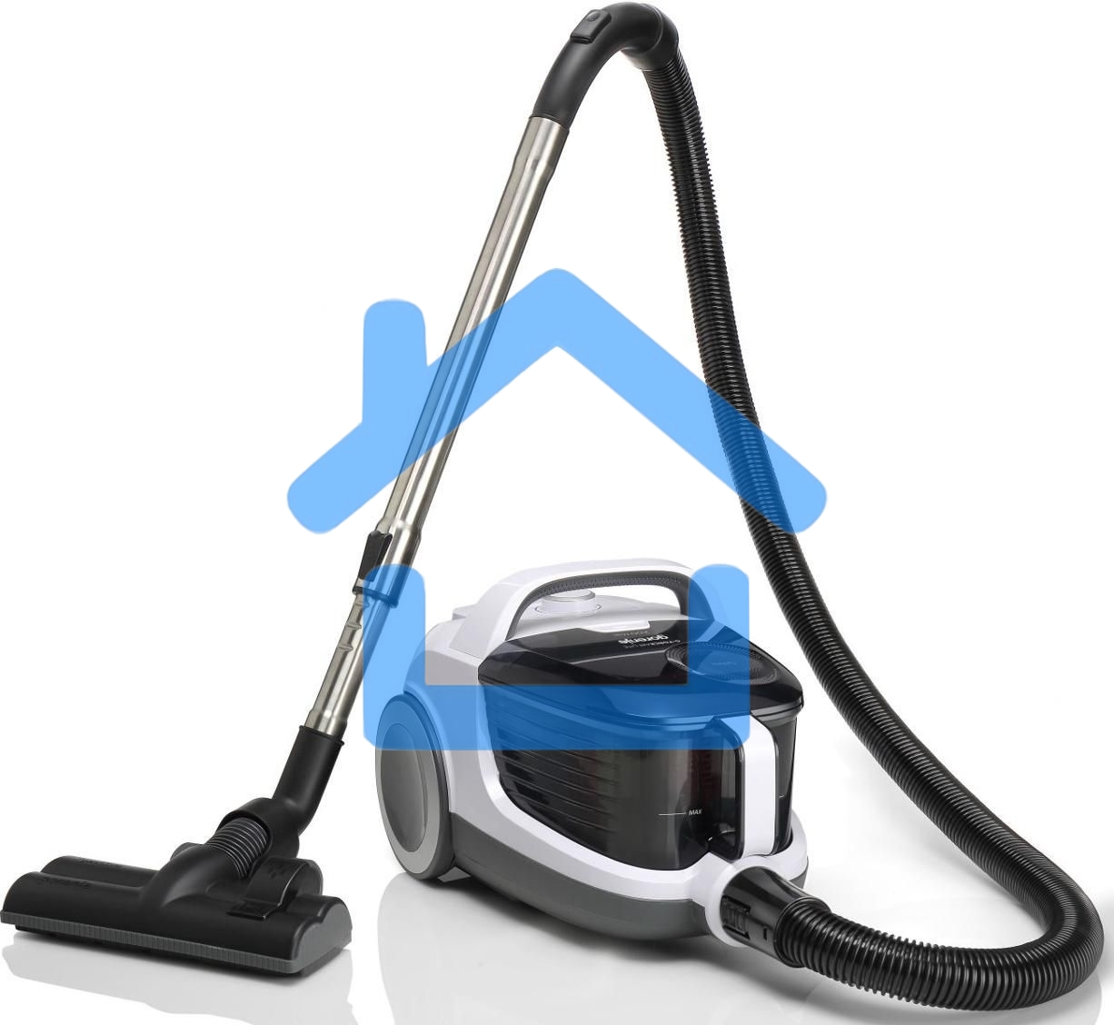 Пылесос Gorenje VC2101GALWCY белый/черный, 300/2100 Вт, уборка сухая, пылесборник контейнер, 3.3 л