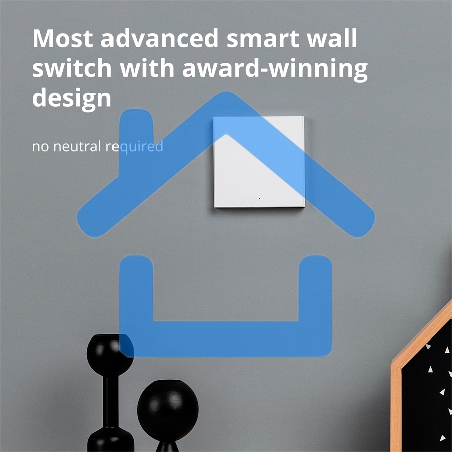 Умный выключатель одноклавишный Aqara Smart Wall Switch H1 (WS-EUK01)