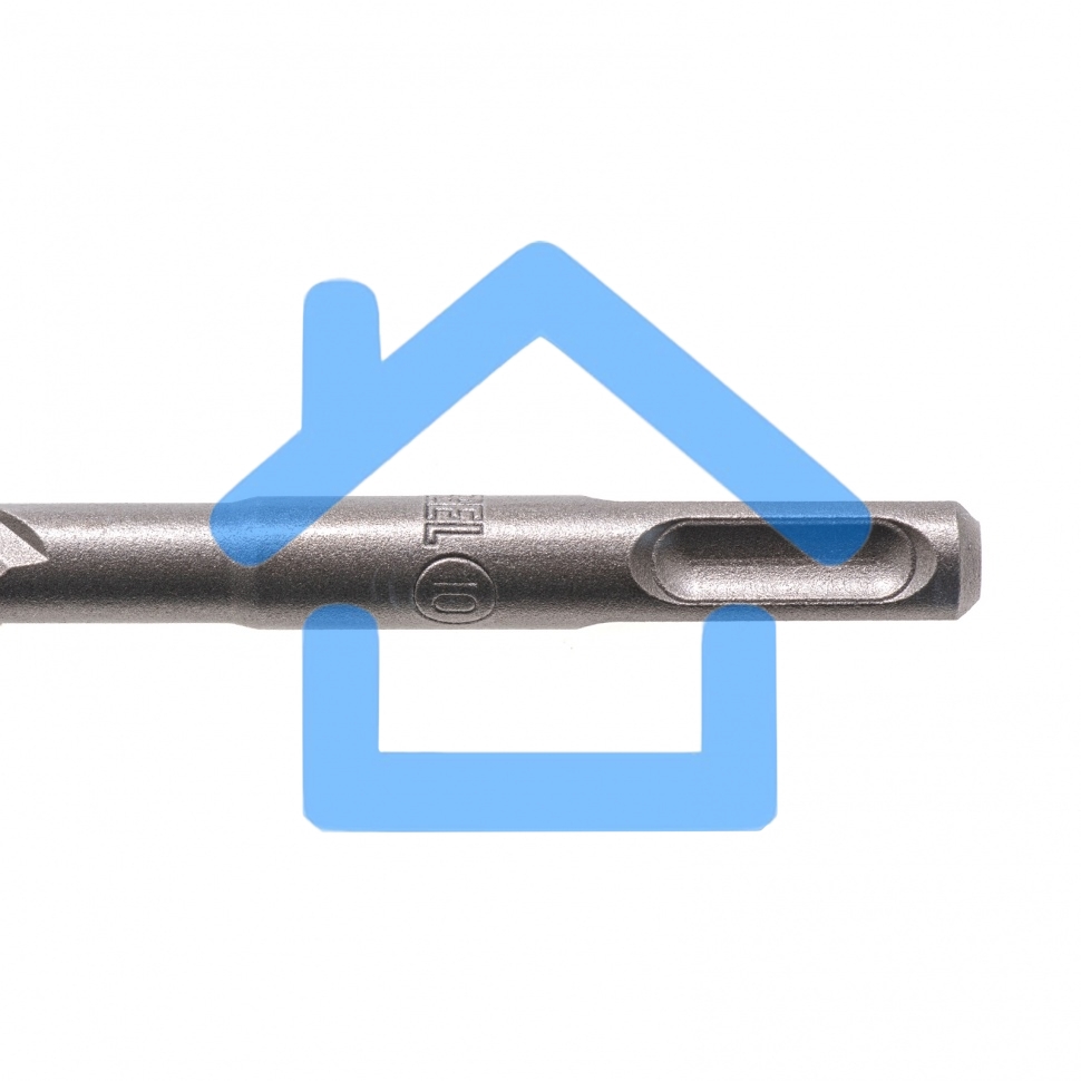 Бур по бетону, двойная спираль, Cobalt W-tip, 10x160 мм, SDS PLUS Denzel