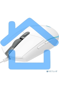 Мышь проводная Logitech G102 LIGHTSYNC белый, 8000 dpi, USB, кнопки - 6