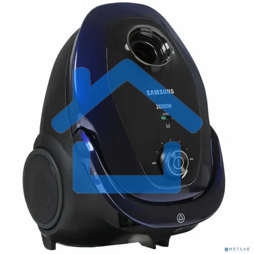 Пылесос Samsung SC20M255AWB синий, 460/2000 Вт, уборка сухая, пылесборник мешок 2.5 л