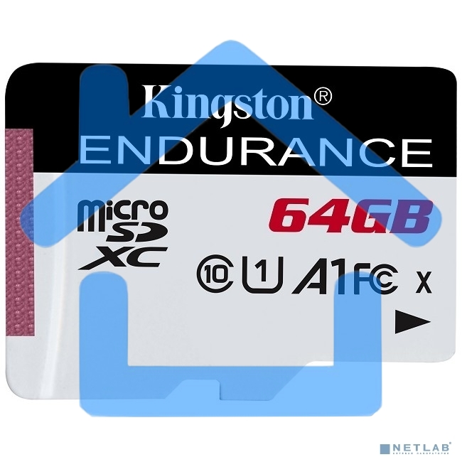 Флеш карта microSD 64Gb Kingston microSDНC Class 10 A1 UHS-I Endurance 95R/30W Card Only