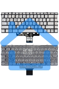 Клавиатура для ноутбука HP Pavilion 14-DV 14-DW gold