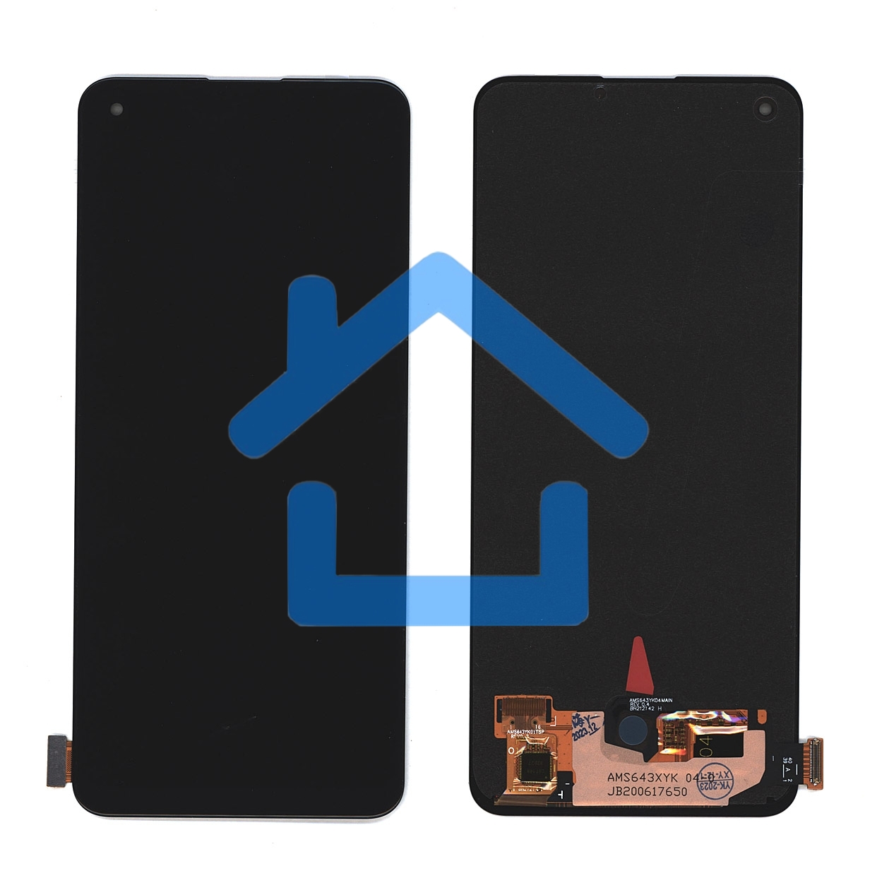 Дисплей (модуль) для Realme 8 Pro в сборе с тачскрином (OLED) черный