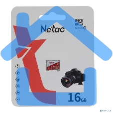 Флеш карта microSDHC 16Gb Netac P500 ECO (50/95 Mb/s, no adapter) (NT02P500ECO-016G-S)
