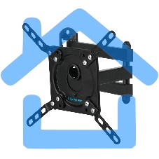 Кронштейн для телевизора Kromax DIX-14 черный 15