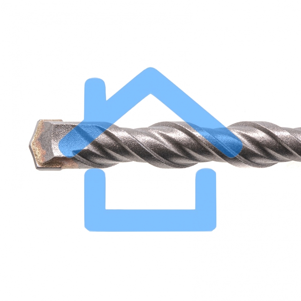 Бур по бетону, двойная спираль, Cobalt W-tip, 10x160 мм, SDS PLUS Denzel
