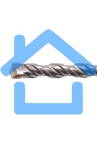 Бур по бетону Denzel двойная спираль, Cobalt W-tip, 10x160 мм, SDS PLUS