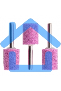 Шарошка абразивная, цилиндр, 19 x 25 мм, хвостовик 6 мм, F46, 3шт. Matrix