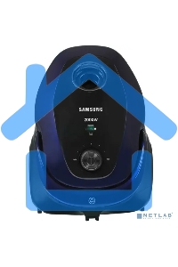Пылесос Samsung SC20M255AWB синий, 460/2000 Вт, уборка сухая, пылесборник мешок 2.5 л