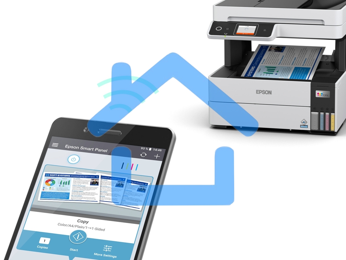 МФУ струйное Epson L6490 (C11CJ88405), A4, цветной, печ. до 17 стр/мин. (ч/б) до 9.5 стр/мин. (цвет), 1200 x 4800 dpi (печать) 1200x2400dpi (скан.), USB, RJ-45, Wi-Fi