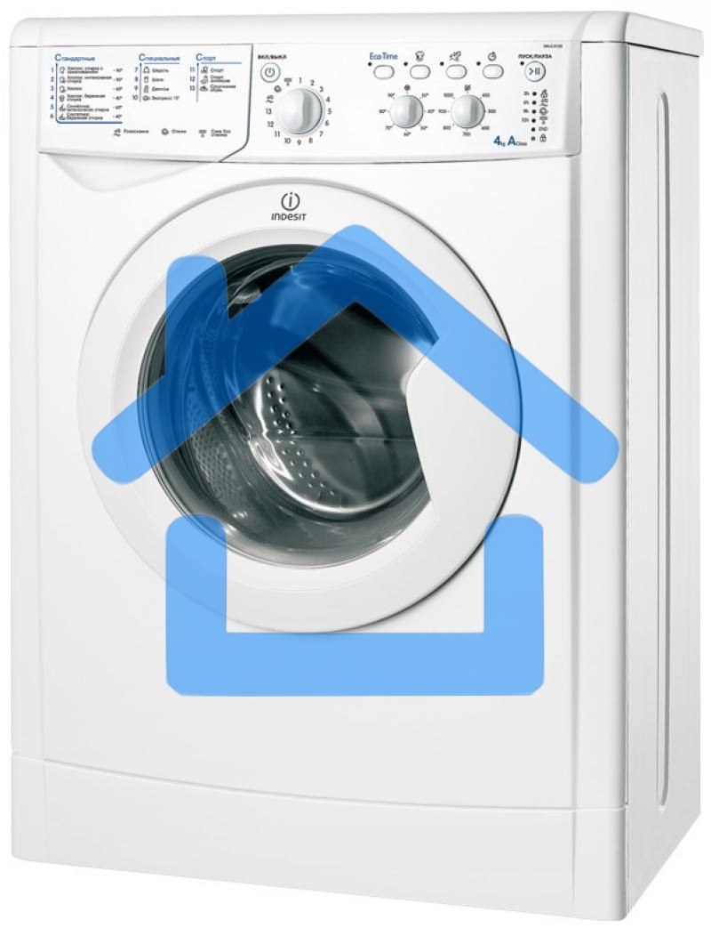 Стиральная машина Indesit IWUC 4105 белый, загр. фронтальная макс.: 4 кг 1000 об/мин класс: А