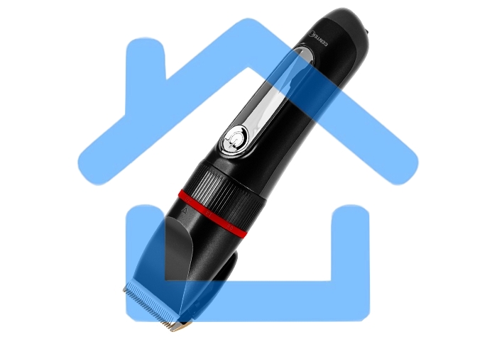 Машинка для стрижки волос Centek CT-2101 черный 3 Вт, LED, Li-Ion1200 до 3 часов, USB зарядка, 6 насадок