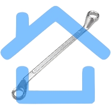 Ключ накидной коленчатый Rexant 17х19 мм, хром