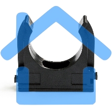 Крепеж-клипса для трубы ø 16 мм, черная (100 шт./уп.) Rexant