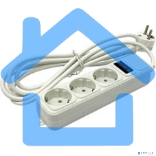 Сетевой фильтр ExeGate EX221184RUS SP-3-5W (3 розетки, 5м, евровилка, белый)
