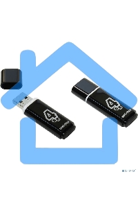 Флешка USB Smartbuy R/W USB 4 Gb Glossy series черный SB4 GbGS-K