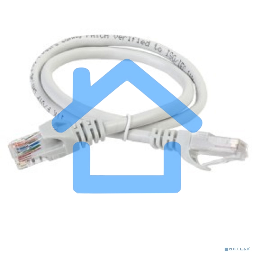 Коммутационный шнур ITK PC01-C5EU-02M (патч-корд), кат.5Е UTP, 0,2м, серый