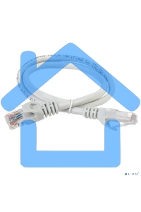 Коммутационный шнур ITK PC01-C5EU-02M (патч-корд), кат.5Е UTP, 0,2м, серый