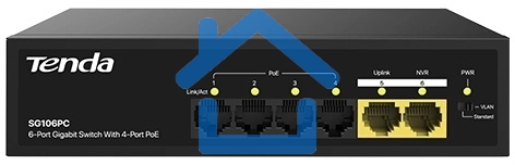 Коммутатор TENDA SG106PC 6PORT 10/100/1000M