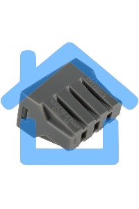 Экспресс-клемма с пастой, 8-проводная до 2,5 мм², серая (50 шт./уп.) (773-308) Rexant