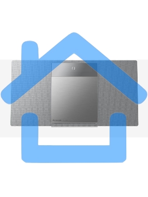 Микросистема Panasonic SC-HC410EE-K серебристый 40Вт/CD/CDRW/FM/USB/BT