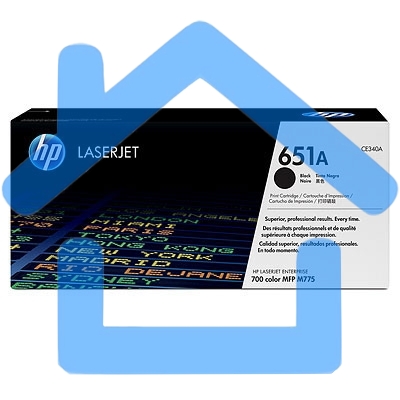 Картридж лазерный HP CE340A 651A черный для LaserJet 700 Color MFP 775 13500стр.