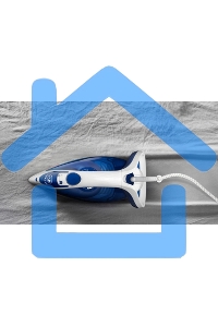 Утюг Tefal FV5715E0, 2200Вт, голубой/белый