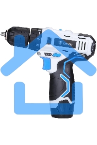 Дрель-шуруповерт Deko GCD12DU3, Аккумуляторная, 12В, 1 АКБ